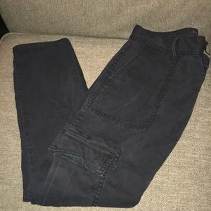 Armani Exchange Black cargo pants